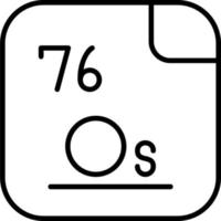 Osmium Vector Icon