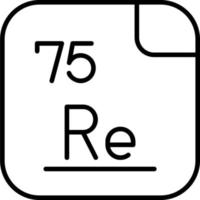 Rhenium Vector Icon