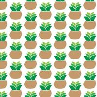 agave seamless pattern background vector