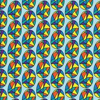 easter egg pattern background vector