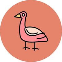 Flamingo Vector Icon