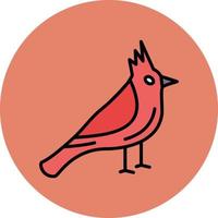 cardenal vector icono