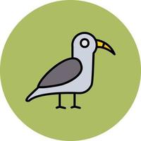 Seagull Vector Icon