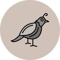 Quail Vector Icon