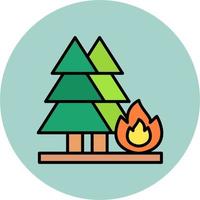 Wildfire Vector Icon