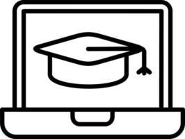 E - Learning Vector Icon