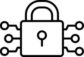 Data encryption Vector Icon