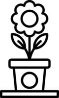 icono de vector de flores