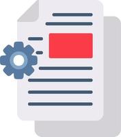 Content Management Vector Icon