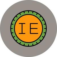 Ireland Dial code Vector Icon