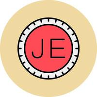 Jersey Dial code Vector Icon