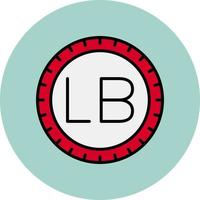 Lebanon Dial code Vector Icon