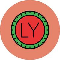 Libya Dial code Vector Icon