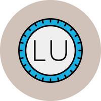 Luxembourg Dial code Vector Icon