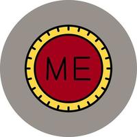 Montenegro Dial code Vector Icon
