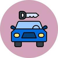 Car Rental Vector Icon