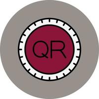Qatar Dial code Vector Icon
