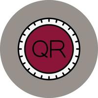 Qatar Dial code Vector Icon