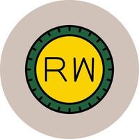 Rwanda Dial code Vector Icon