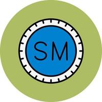 San Marino Dial code Vector Icon