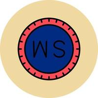 Samoa Dial code Vector Icon