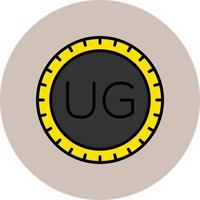 Uganda Dial code Vector Icon