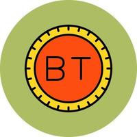 Bután marcar código vector icono