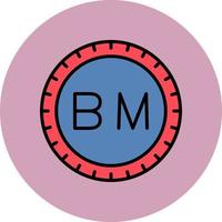 Bermuda Dial code Vector Icon