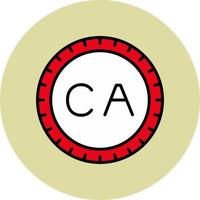 Canada Dial code Vector Icon