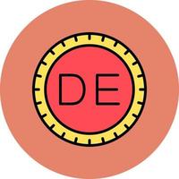 Germany Dial code Vector Icon