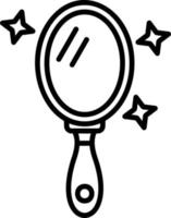 Hand Mirror Vector Icon