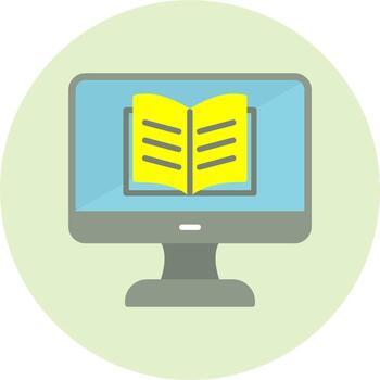 icono de vector de tutorial