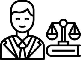 Lawyer Vector Icon