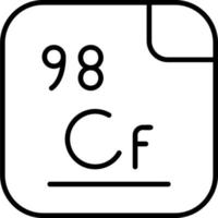 Californium Vector Icon