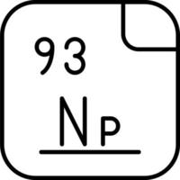 Neptunium Vector Icon