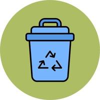 Waste Bin Vector Icon