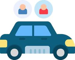 Carpool Vector Icon