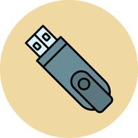 icono de vector de usb