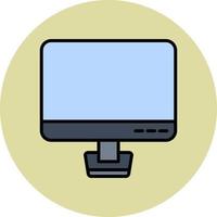 monitor de icono de vector