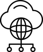 Cloud Computing Vector Icon