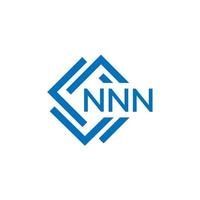 nnn letra logo diseño en blanco antecedentes. nnn creativo circulo letra logo concepto. nnn letra diseño. vector