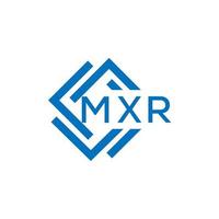 MXN letra logo diseño en blanco antecedentes. MXN creativo circulo letra logo concepto. MXN letra diseño. vector