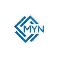 MYN creative circle letter logo concept. MYN letter design. vector