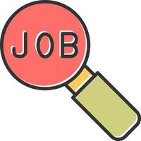 Job Search Vector Icon