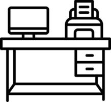 Workplace Vector Icon