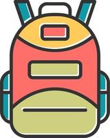 Backpack Vector Icon