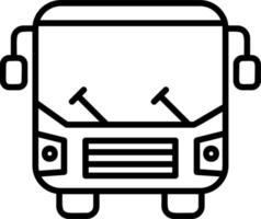 icono de vector de bus