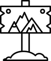 Signpost Vector Icon