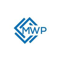MWP letter logo design on white background. MWP creative circle letter logo concept. MWP letter design.MWP letter logo design on white background. MWP c vector