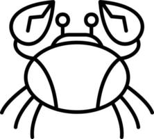 Crab Vector Icon